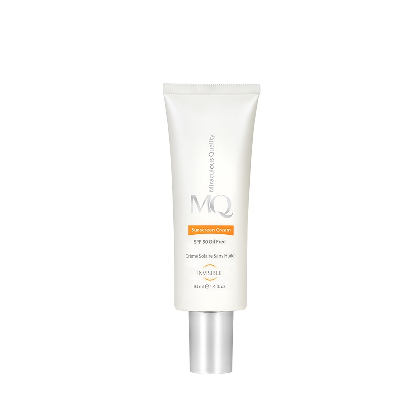 ضد آفتاب بی رنگ ام کیو MQ فاقد چربی مناسب پوست چرب با SPF50